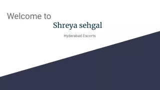 Escort in Hyderabad
