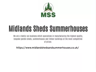 Midlands Sheds Summerhouses