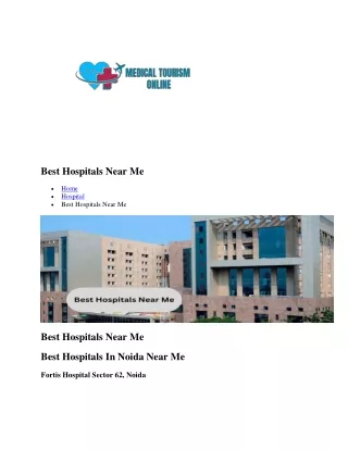 best hospitals near me