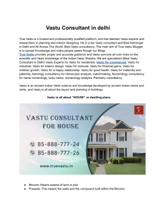 Vastu Consultant