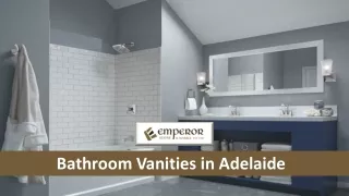 Customize Your Bathroom Vanities in Adelaide