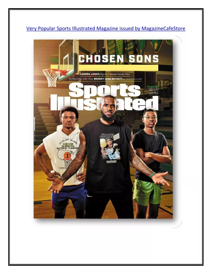 very popular sports illustrated magazine sports