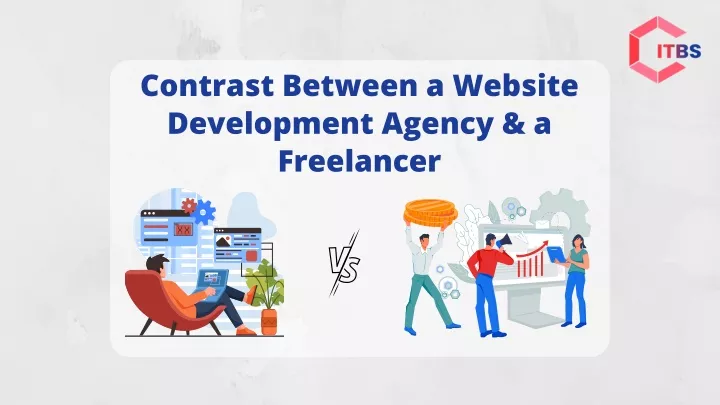 contrast between a website development agency