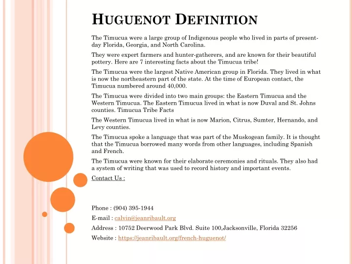 huguenot definition