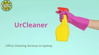 professional office cleaning services