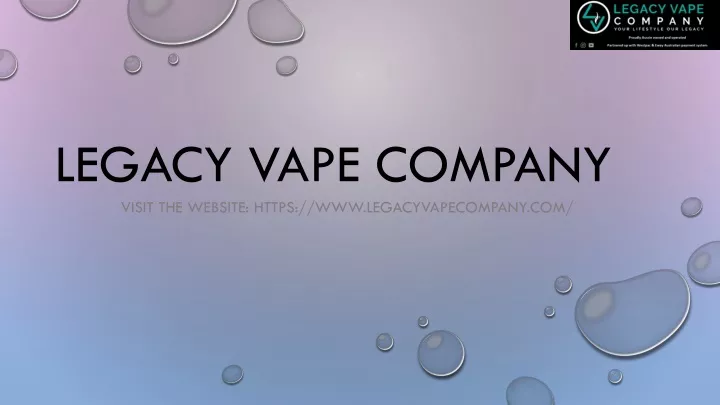 legacy vape company visit the website https