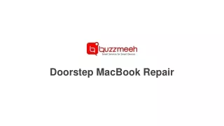 Doorstep MacBook Repair - Buzzmeeh