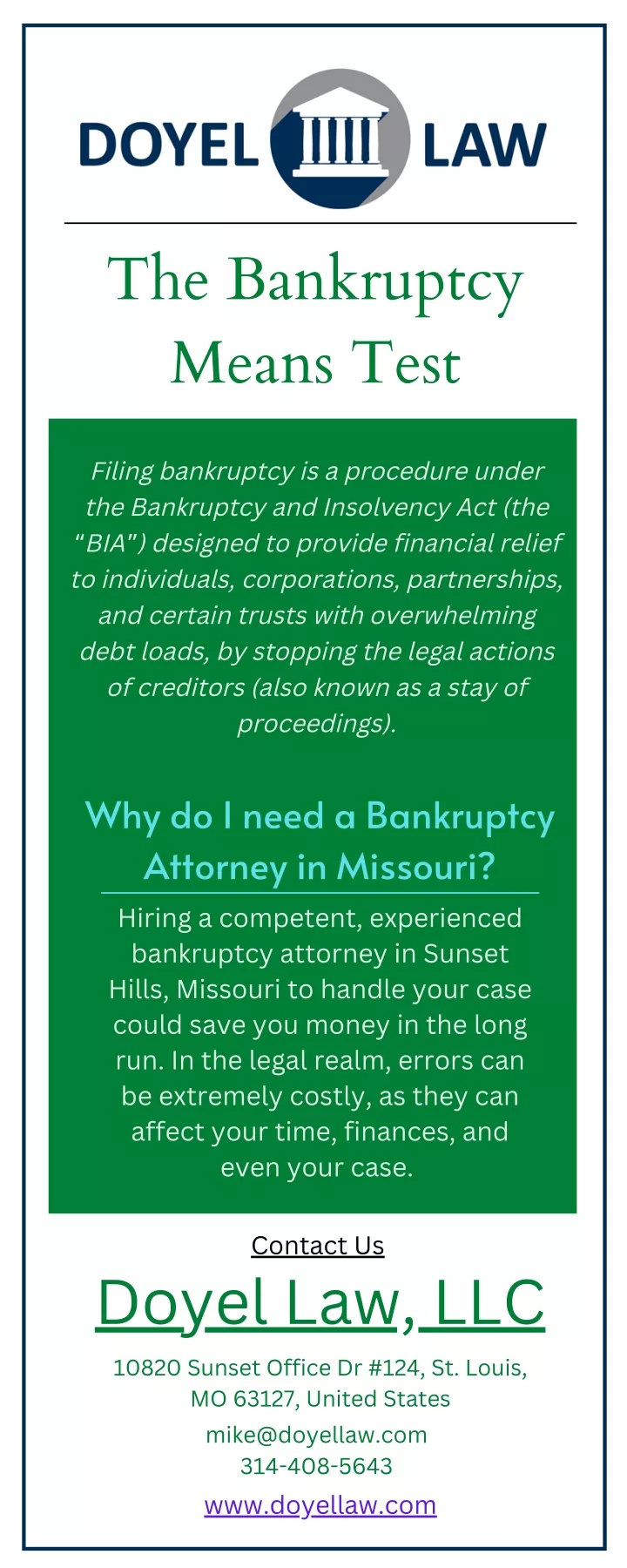 the bankruptcy means test
