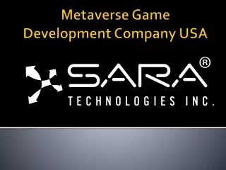 Metaverse Game Development Company USA