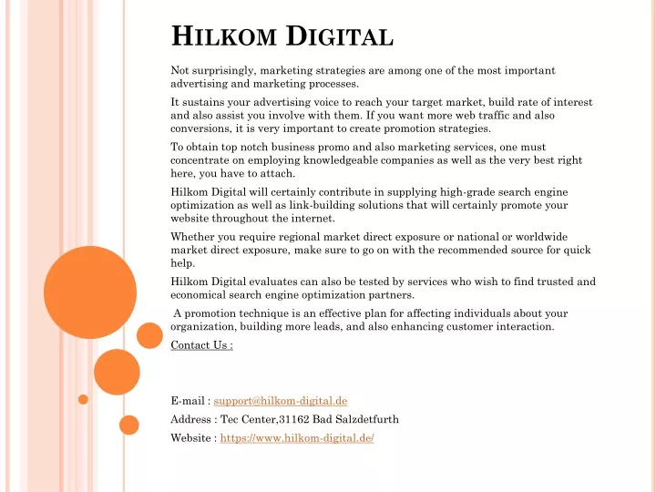 hilkom digital