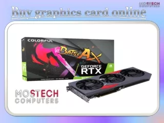 Buy graphics card online