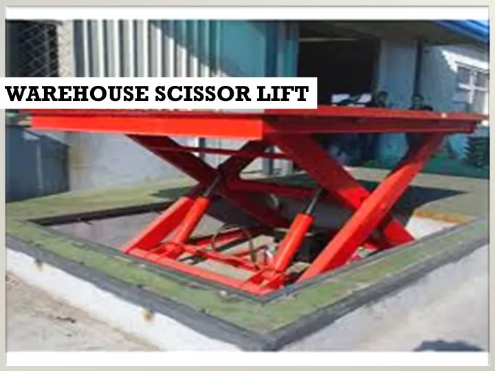 warehouse scissor lift