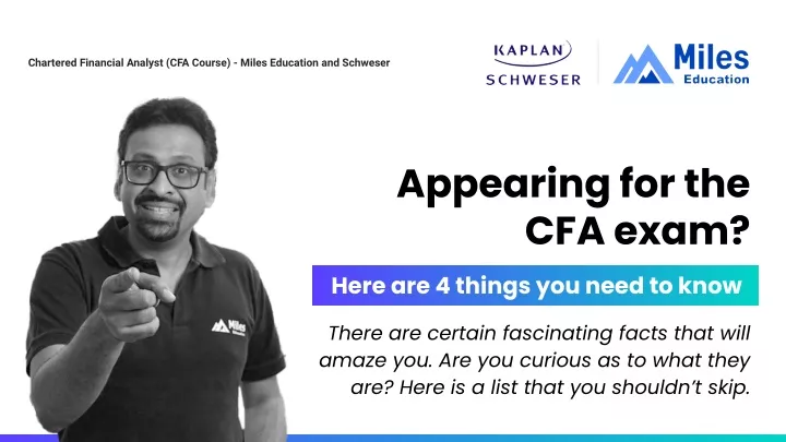 chartered financial analyst cfa course miles