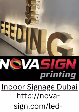 Indoor Signage Dubai