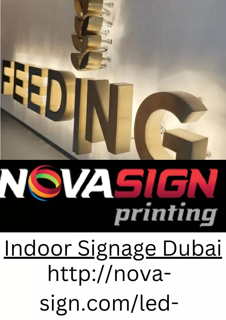 indoor signage dubai http nova sign com led