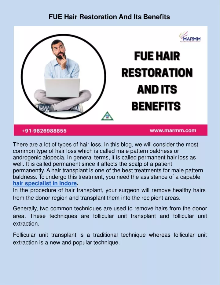 fue hair restoration and its benefits