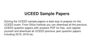 UCEED Sample Papers (1)