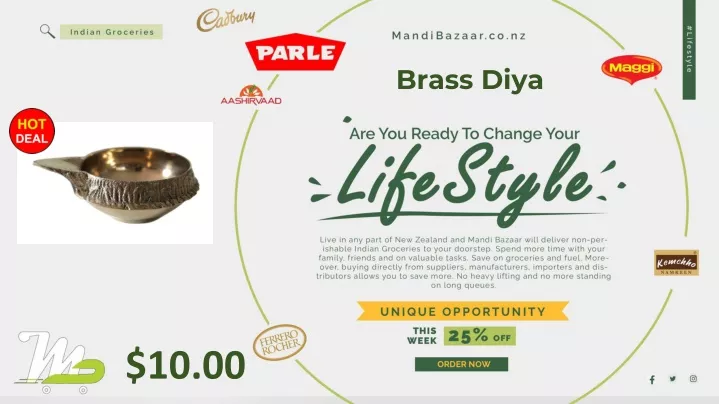 Diya Store PPT - Brass Diya - Navratri Online Store in New Zealand PowerPoint ...