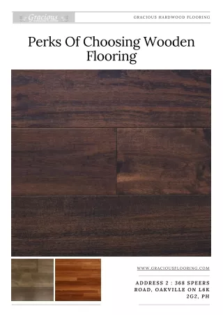 Perks Of Choosing Wooden Flooring