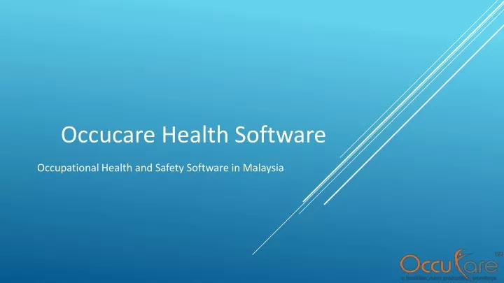 occucare health software