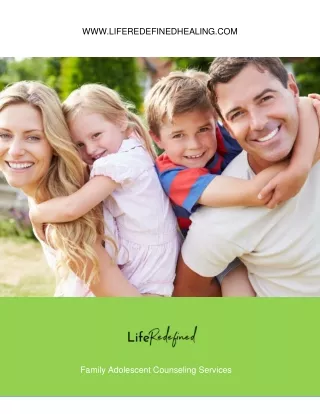 Family Adolescent Counseling Services | Life Redefined Healing