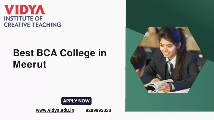 best bca college in meerut