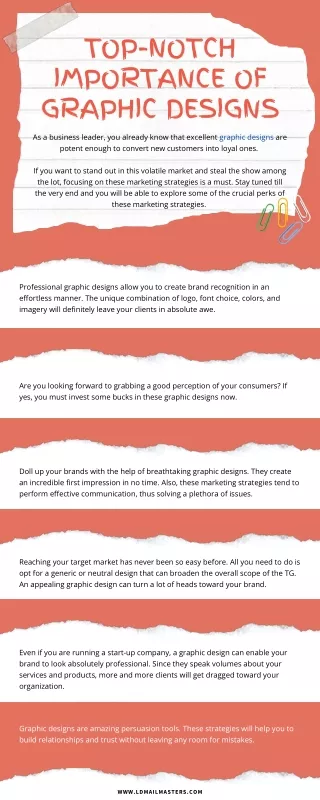 top notch importance of graphic designs