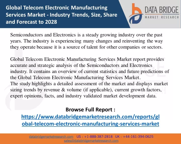 global telecom electronic manufacturing services
