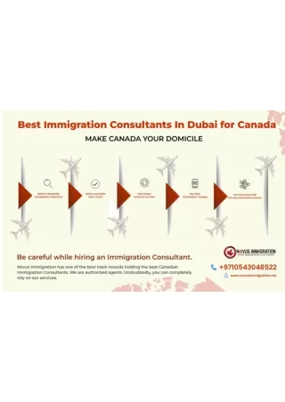 How to make the best immigration consultants in Dubai for Canada