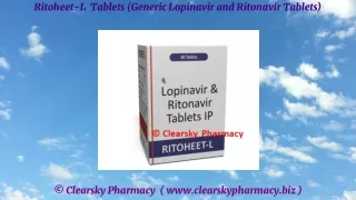 ritoheet l tablets generic lopinavir