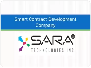 Smart Contract Development Company