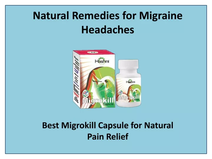 natural remedies for migraine headaches