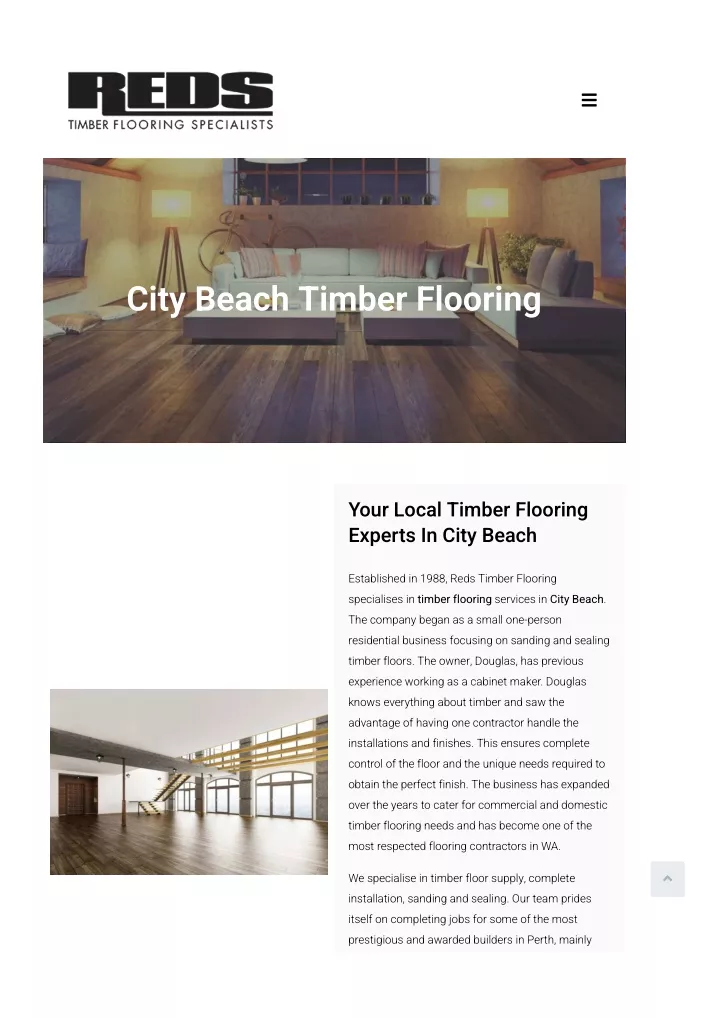 city beach timber flooring