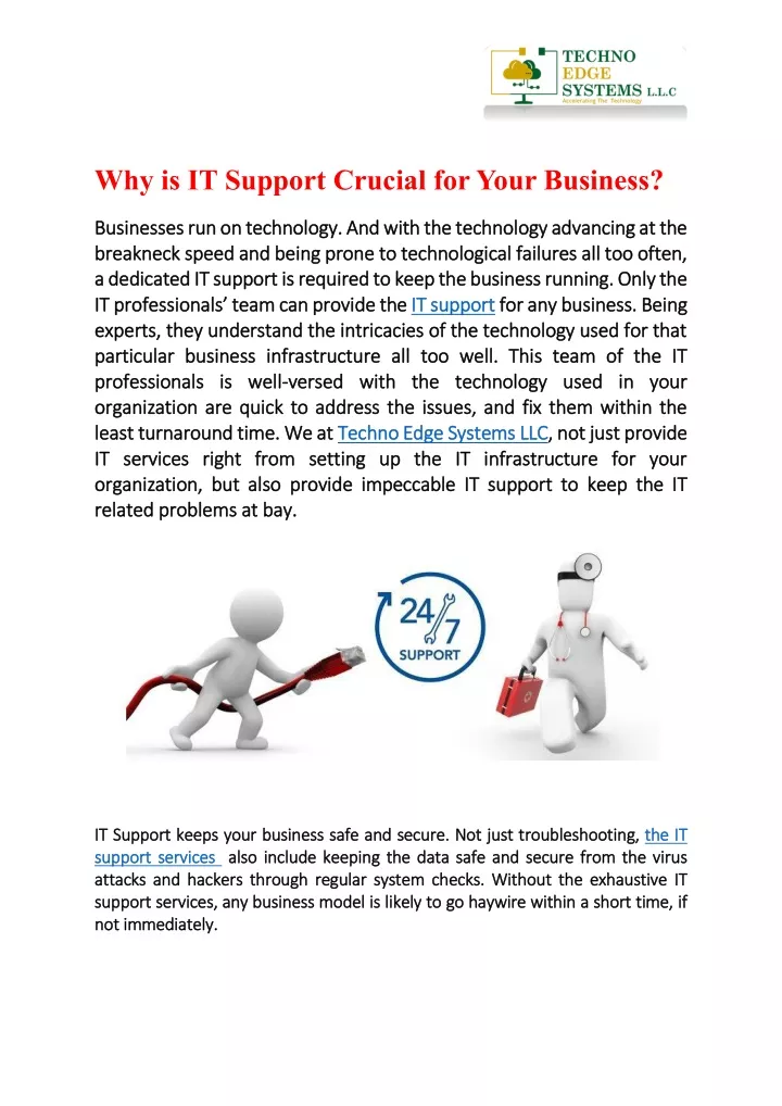 why is it support crucial for your business