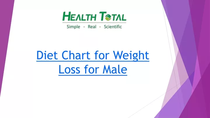 diet chart for weight loss for male