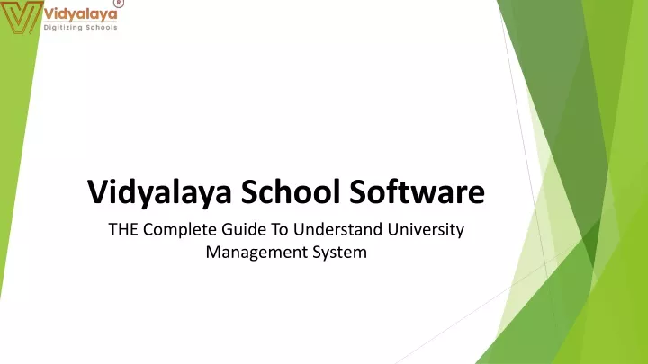 vidyalaya school software the complete guide