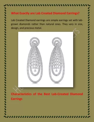 What Exactly are Lab Created Diamond Earrings_HudsonPooleFineJewelers