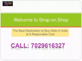 Get Best Dildo India