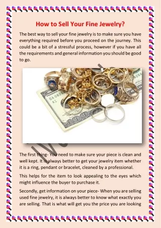How to Sell Your Fine Jewelry_iValueLab