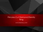 High-Quality Princess Cut Diamond Eternity Ring - www.eternityus.com - slide 1