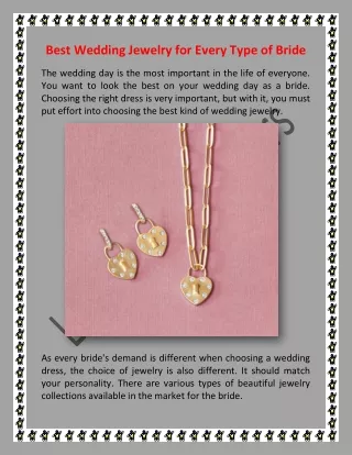 Best Wedding Jewelry for Every Type of Bride_LeoardoJewelers