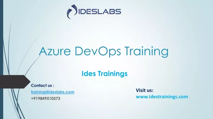 azure devops training