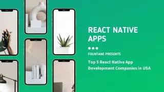 Top 5 React Native App Development Company in USA