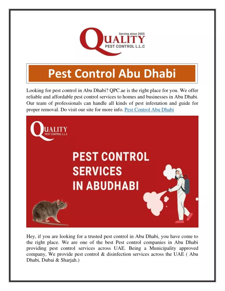 pest control abu dhabi