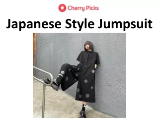 Japanese Style Jumpsuit