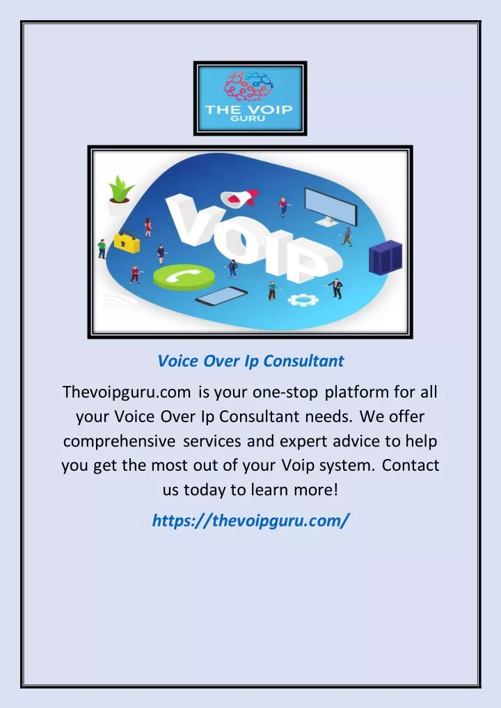 voice over ip consultant