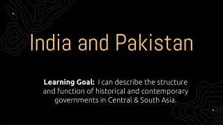 india and pakistan