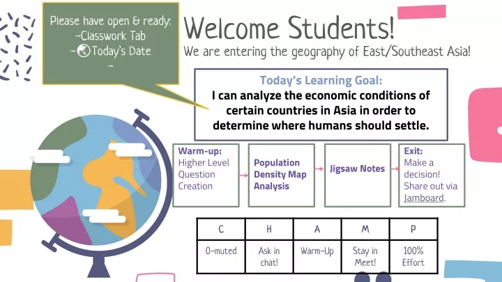 welcome students we are entering the geography of east southeast asia