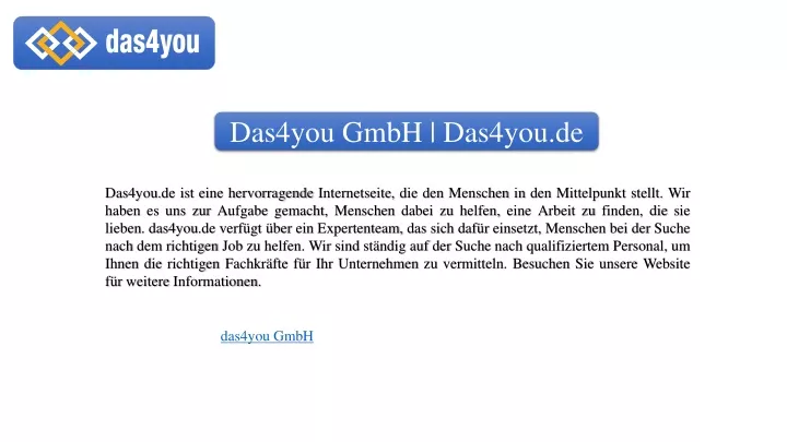 das4you gmbh das4you de