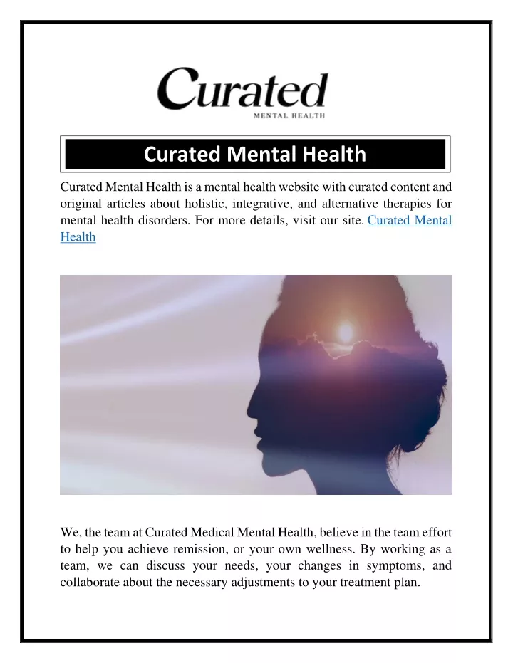 curated mental health